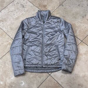The North Face Silver Puffer Jacket